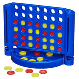 Connect 4 Grab and GO game play showing blue grid and red and yellow checkers Ireland