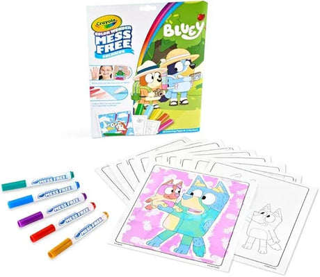Colour Wonder pages featuring Bluey characters and revealed colouring – Ireland