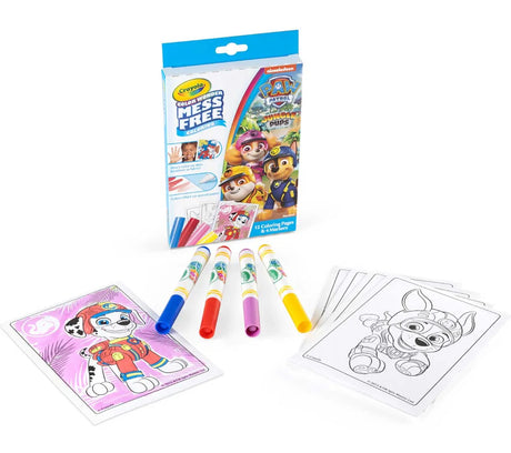 PAW Patrol Colour Wonder pages, markers, and finished artwork from Crayola – Ireland