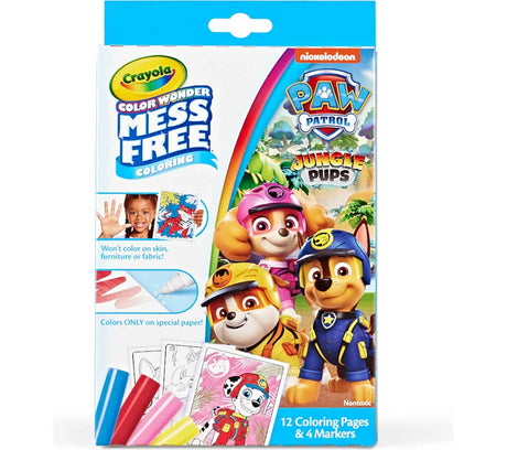 Crayola Colour Wonder PAW Patrol Jungle Pups front packaging – Ireland