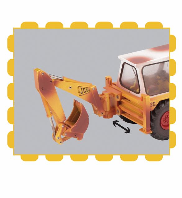 Britains Weathered JCB 3C Mark III