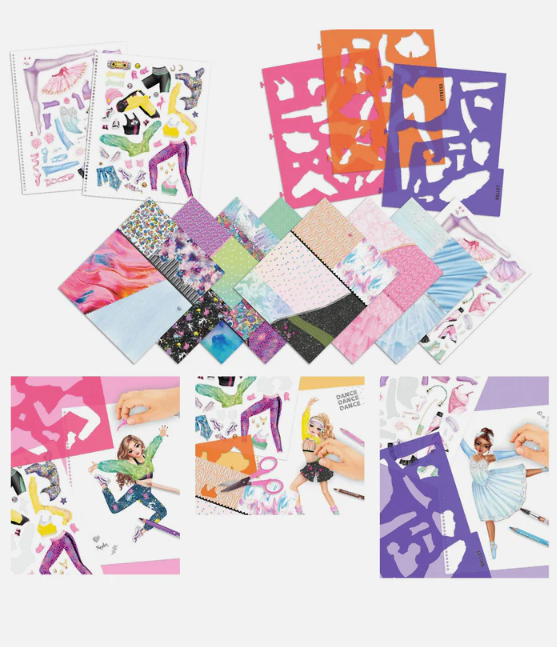 TOPModel Dance Colouring Book