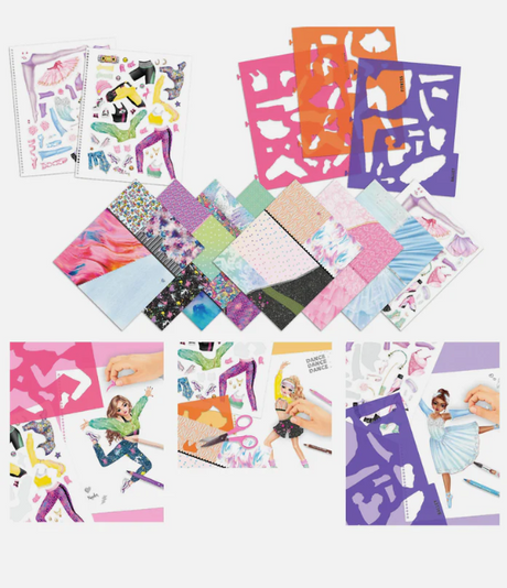 TOPModel Dance Colouring Book