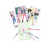 TOPModel Dance Colouring, Design and Stickerbook