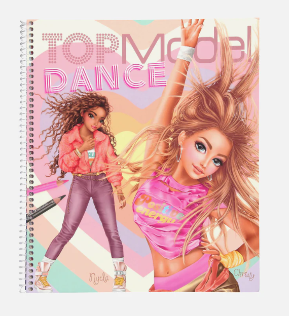 TOPModel Dance Colouring Book