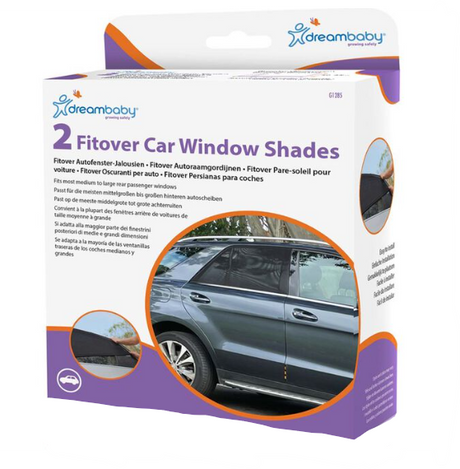 Dreambaby 2 Fitover Car Window Shades