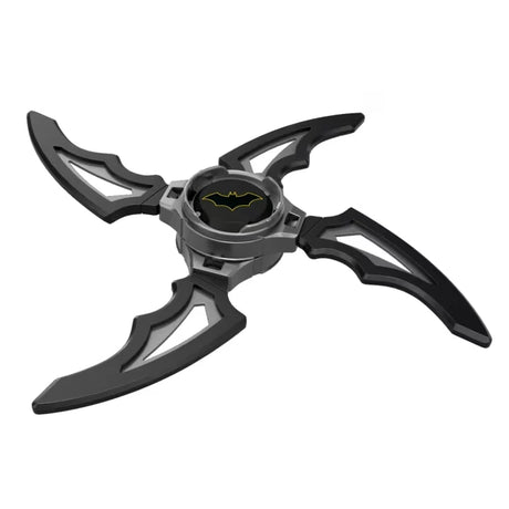 DC Premier Batlink Batarang with four black bat shaped sections around Batman centre disc