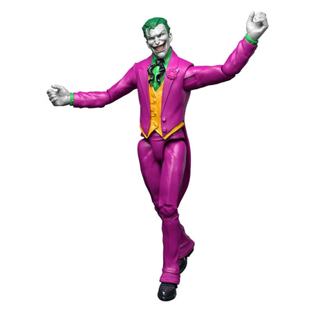 DC Premier The Joker in purple suit with both arms raised