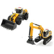 Dickie Toys Liebherr Work Force excavator and wheel loader assortment
