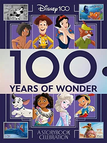 Hardback Disney 100 Years of Wonder Storybook Collection showing the front cover design in Ireland