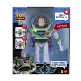 Disney and Pixar Toy Story 12 Inch Buzz Lightyear figure in its display box with the Toy Story 5 logo and Flight Mode text.