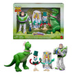 Disney and Pixar Toy Story 5 Figure Pack in its display box with Rex, Forky, Karen Beverly and Buzz Lightyear shown below.