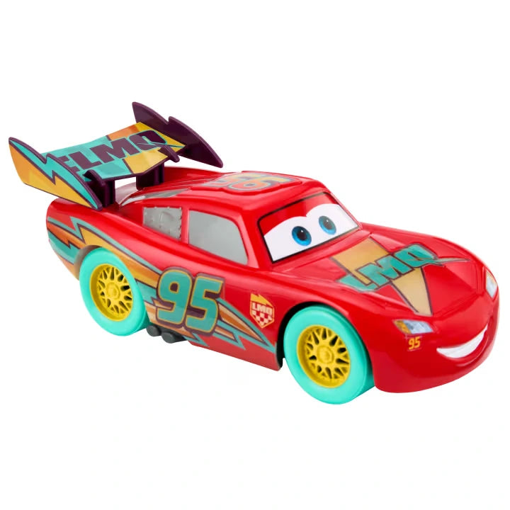 Disney Cars Light Up Lightning McQueen front three quarter view