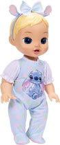 Disney Darlings Stitch Blonde Doll standing in a three-quarter view with blonde hair and Stitch outfit