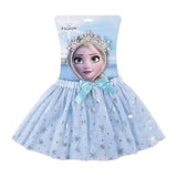 Disney Frozen Fantasy Beauty Accessories Set with blue tulle skirt and silver snowflake headband on Elsa packaging