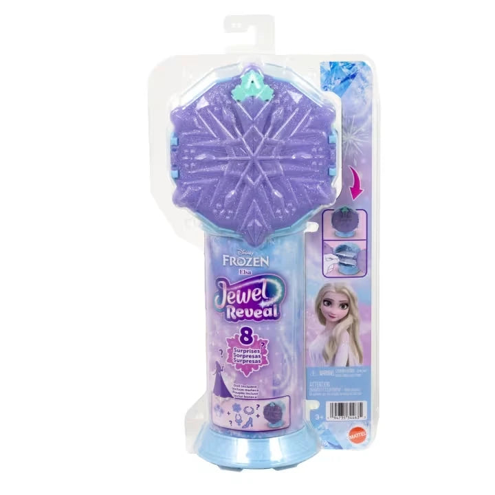 Disney Frozen Jewel Reveal Elsa fashion doll in snowflake shaped retail packaging
