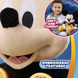 Disney Mickey Mouse Oh Toodles embroidered face detail
