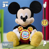 Disney Mickey Mouse Oh Toodles showing 11 inch height and batteries
