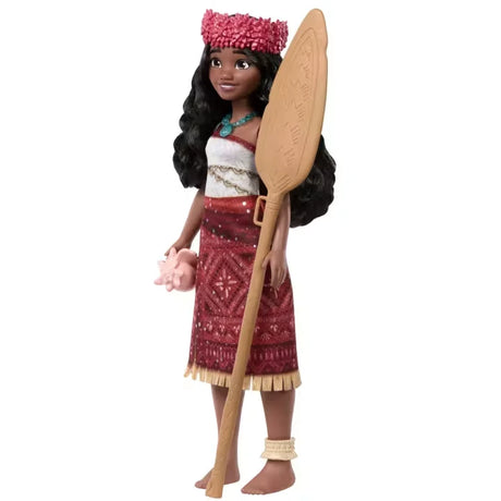 Moana Singing Adventure Doll from Disney Moana 2 holding paddle and conch - Ireland