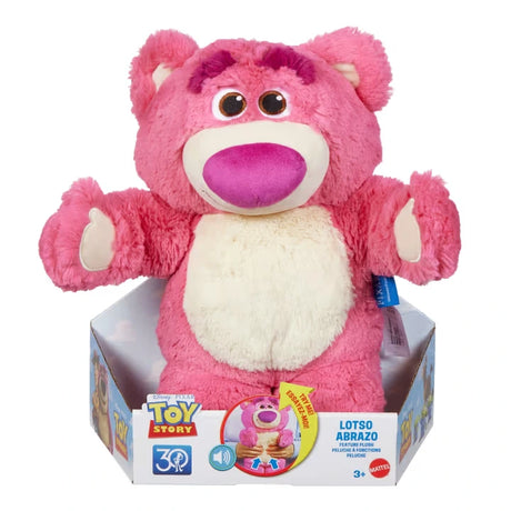 Disney Pixar Toy Story 30th Anniversary Lotso Feature Plush in open display packaging