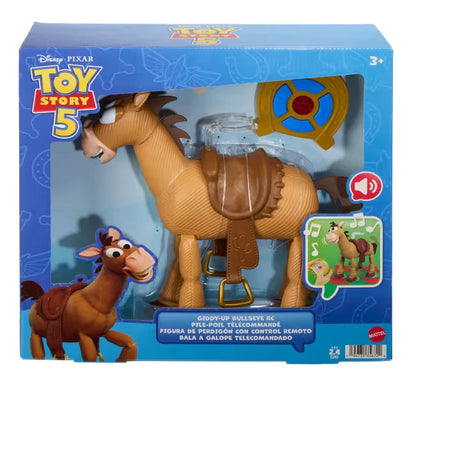 Disney Pixar Toy Story 5 Giddy-Up Bullseye RC figure packaging front 