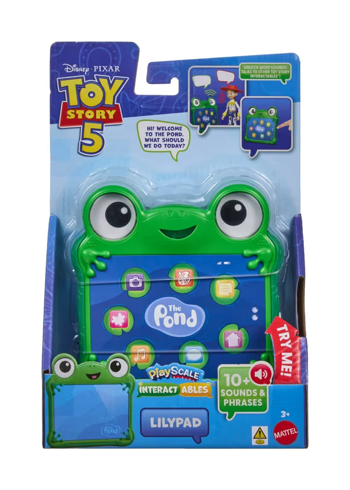 Toy Story 5 Lilypad figure shown in front packaging