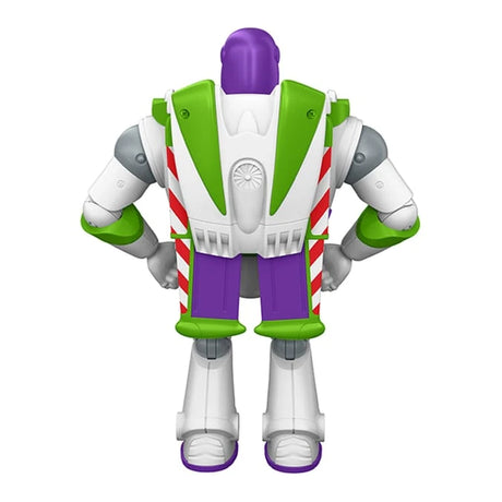 Disney Pixar Toy Story 5 Buzz Lightyear figure shown from the rear with wings closed