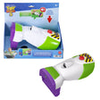 Toy Story 5 space ranger laser gauntlet packaging shown beside the loose gauntlet