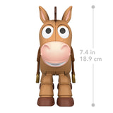 Toy Story Bullseye figure front view with 18.9 cm size guide
