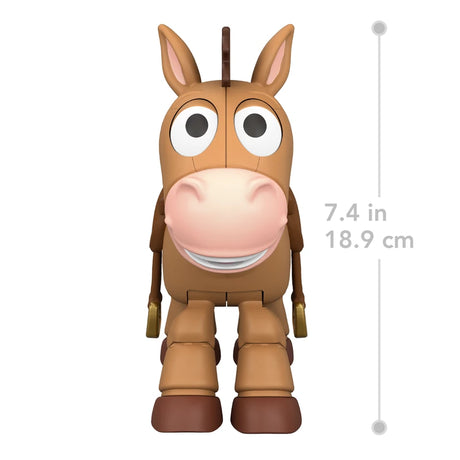 Toy Story Bullseye figure front view with 18.9 cm size guide