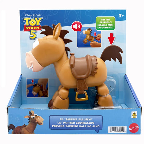 Disney Pixar Toy Story Bullseye figure with sounds shown in packaging
