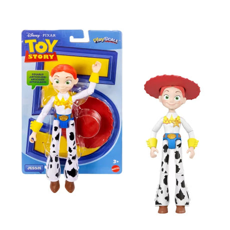 Disney Pixar Toy Story Jessie action figure shown beside packaging box