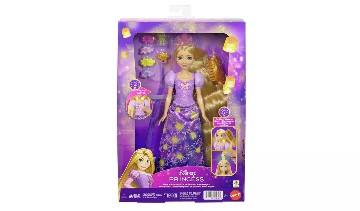 Disney Princess Magical Hair Rapunzel Fashion Doll in retail packaging