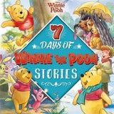 Disney Winnie the Pooh 7 Days of Winnie the Pooh Stories front cover with Pooh, Piglet, Eeyore, Tigger and umbrella artwork
