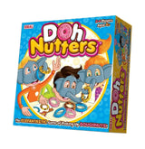 Doh Nutters Game box angled right showing elephant masks, doughnuts and 2 to 4 player information