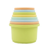 Dolu Round Stacking Cups nested together in pastel colours