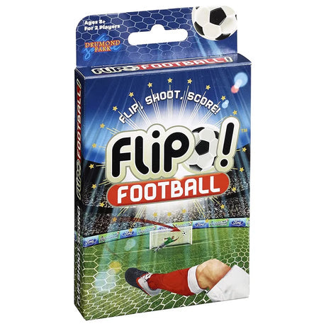 Flip Football card game box with player shooting at goal – Ireland