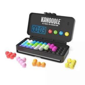 Educational Insights Kanoodle Ultimate Champion game case with timer and puzzle pieces