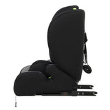 Side profile of Enfasafe Spirit iX R129 i-Size ISOFIX car seat showing profile of seat structure and ISOFIX rail connectors