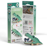 EUGY Crocodile packaging front and back with completed model