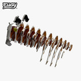 EUGY Horse numbered cardboard pieces shown in assembly order