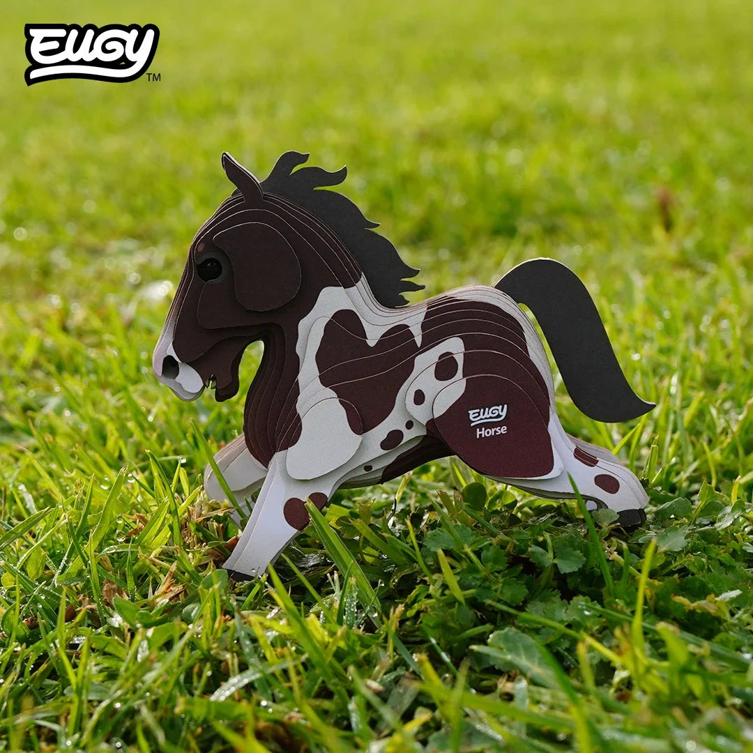 EUGY Horse completed model photographed outdoors on grass