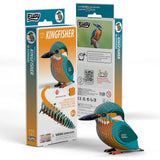 EUGY Kingfisher packaging front and back with completed model