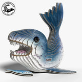 EUGY Leopard Seal front three quarter view showing open mouth and layered body