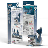 EUGY Leopard Seal packaging front and back with completed model