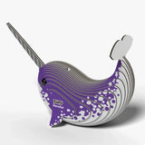 EUGY Narwhal rear three quarter view showing layered body and tail