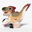 EUGY Raptor left side view showing feathers, claws and long tail