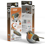 EUGY Robin packaging front and back with completed model