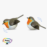 EUGY Robin shown in two positions demonstrating the wobbly base
