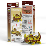 EUGY Thorny Devil packaging front and back with completed model